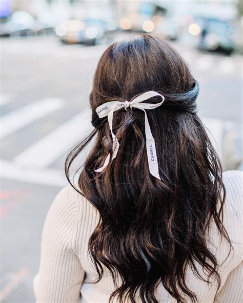 chanel hair ribbon ideas.